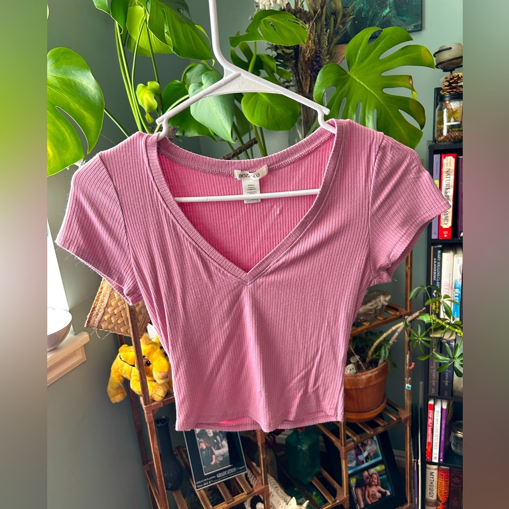 Pink Crop Top